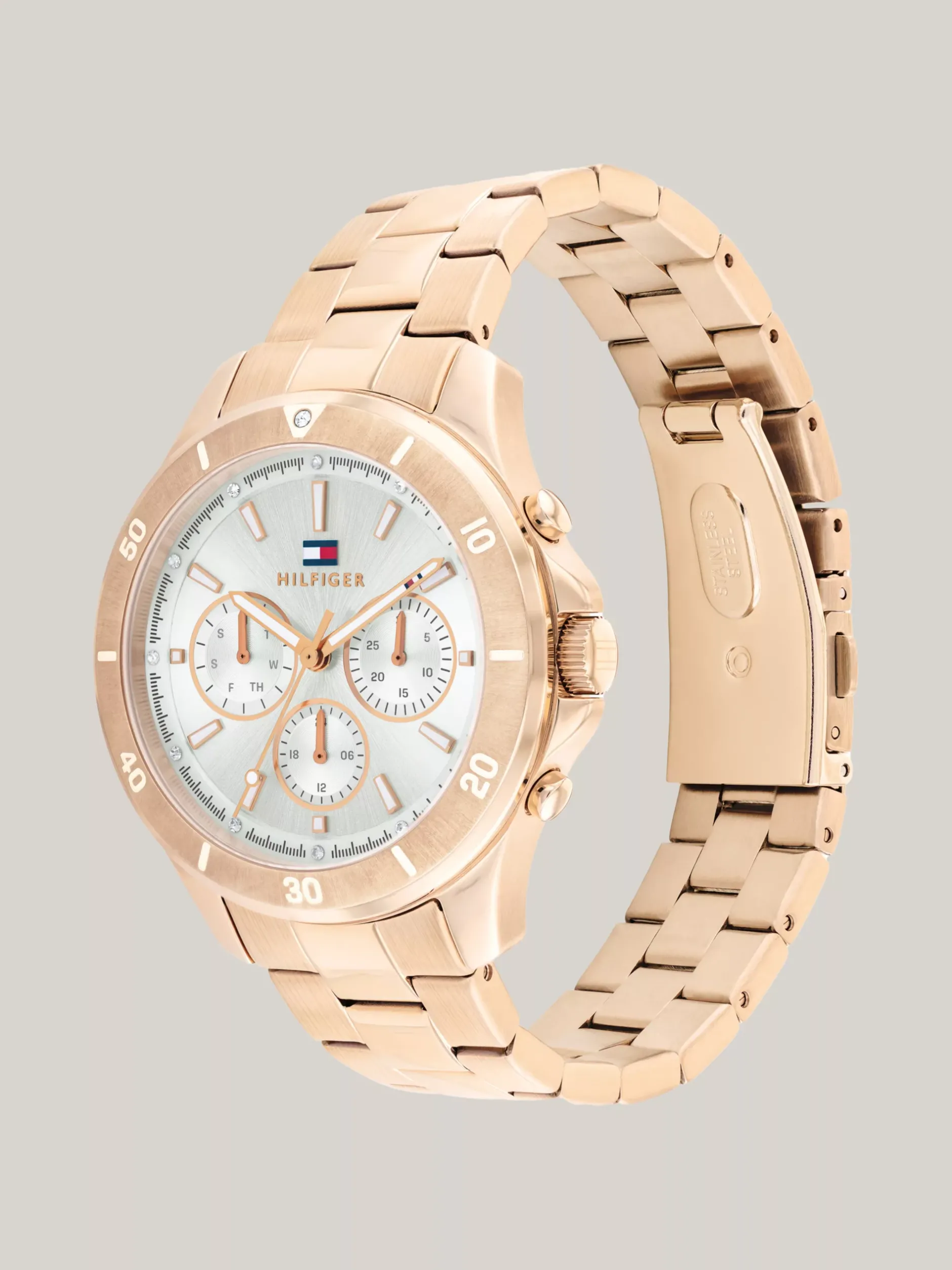 Zegarki*Tommy Hilfiger Zegarek Ze Stali W Kolorze Różowego Złota GOLD