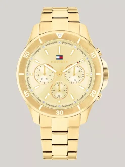 Zegarki*Tommy Hilfiger Zegarek Ze Stali W Kolorze Słomkowym GOLD