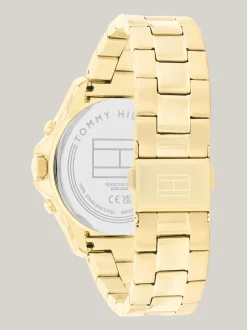 Zegarki*Tommy Hilfiger Zegarek Ze Stali W Kolorze Słomkowym GOLD