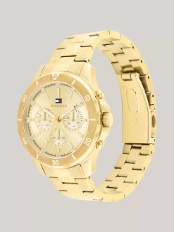 Zegarki*Tommy Hilfiger Zegarek Ze Stali W Kolorze Słomkowym GOLD