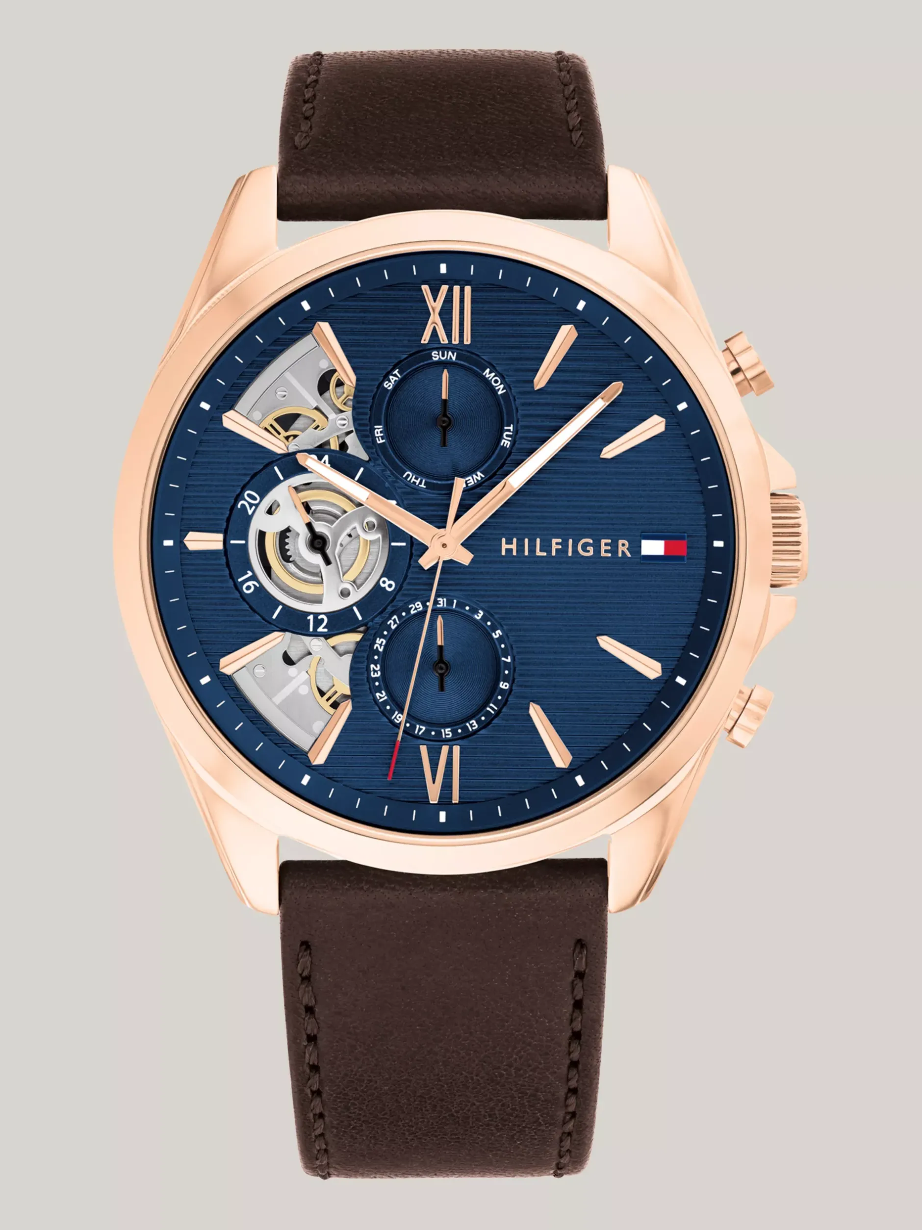 Zegarki*Tommy Hilfiger Zegarek Ze Stali W Kolorze Różowego Złota BROWN