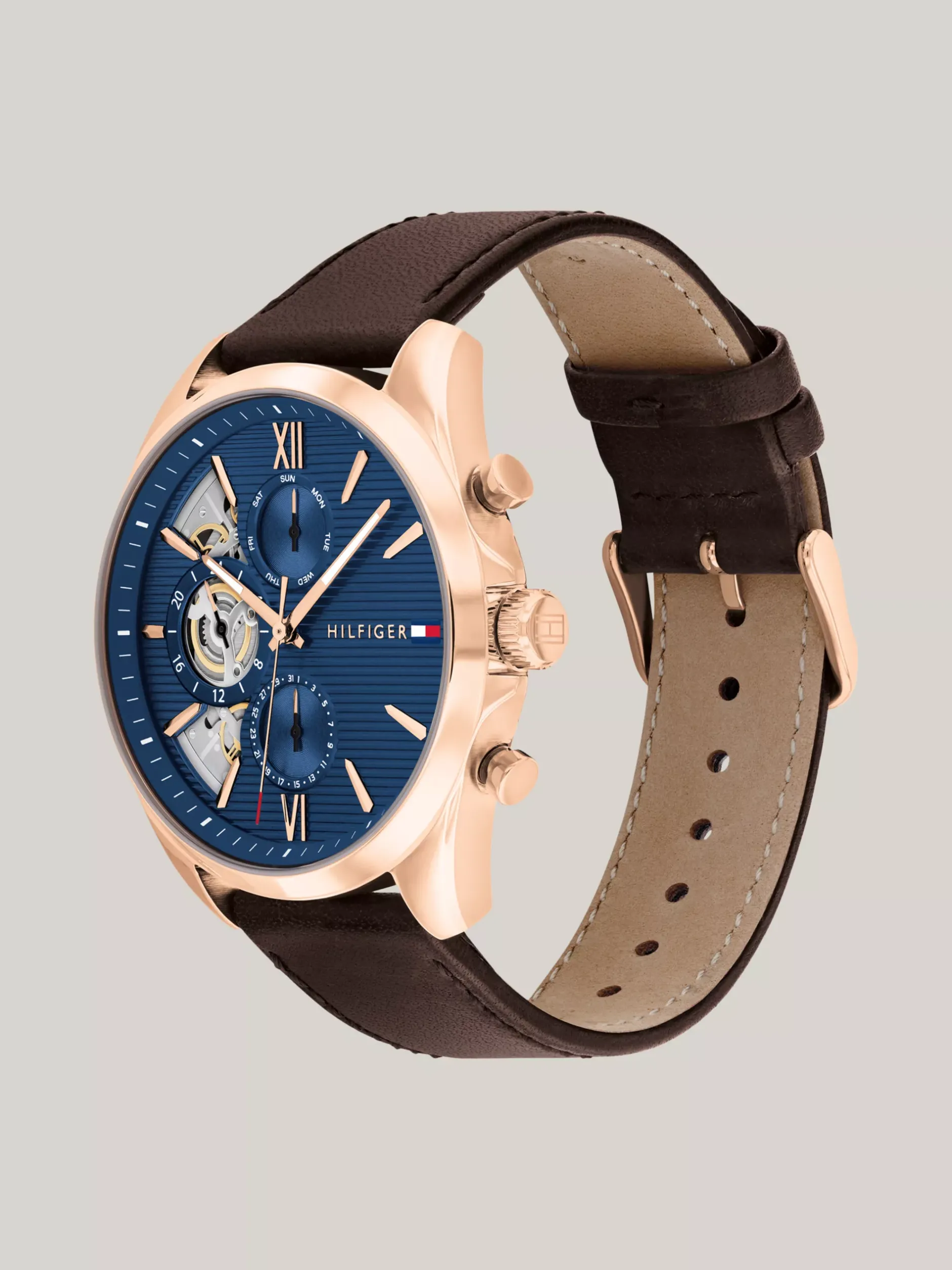 Zegarki*Tommy Hilfiger Zegarek Ze Stali W Kolorze Różowego Złota BROWN
