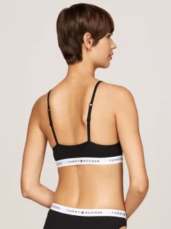 Biustonosze|Bielizna*Tommy Hilfiger Zestaw 2 Biustonoszy Bez Fiszbin I Poduszek BLACK / BLACK