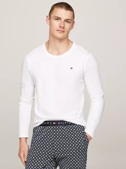 Kąpielówki|Bielizna*Tommy Hilfiger Zestaw 3 Koszulek Z Długim Rękawem WHITE/WHITE/WHITE