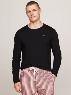 Kąpielówki|Bielizna*Tommy Hilfiger Zestaw 3 Koszulek Z Długim Rękawem BLACK/ BLACK / BLACK