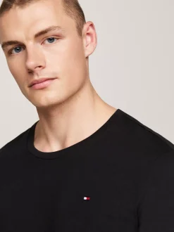 Kąpielówki|Bielizna*Tommy Hilfiger Zestaw 3 Koszulek Z Długim Rękawem BLACK/ BLACK / BLACK