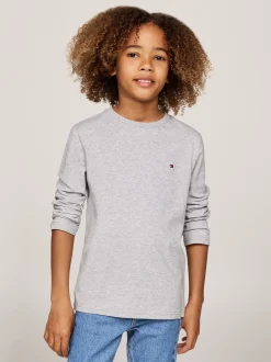 Bielizna & Skarpetki|Underwear & Socks*Tommy Hilfiger Zestaw 2 Longsleeve’ów WHITE/LIGHT GREY HEATHER