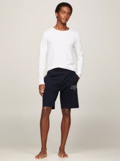 Stroje Domowe*Tommy Hilfiger Zestaw 3 Longsleeve'ów Premium Essential WHITE/WHITE/WHITE