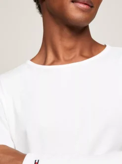Stroje Domowe*Tommy Hilfiger Zestaw 3 Longsleeve'ów Premium Essential WHITE/WHITE/WHITE