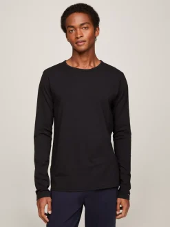 Stroje Domowe*Tommy Hilfiger Zestaw 3 Longsleeve'ów Premium Essential BLACK/WHITE/GREY HEATHER