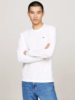 T-Shirty*Tommy Hilfiger Zestaw 2 Longsleeve’ów Z Logo BLACK/ WHITE