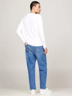 T-Shirty*Tommy Hilfiger Zestaw 2 Longsleeve’ów Z Logo BLACK/ WHITE
