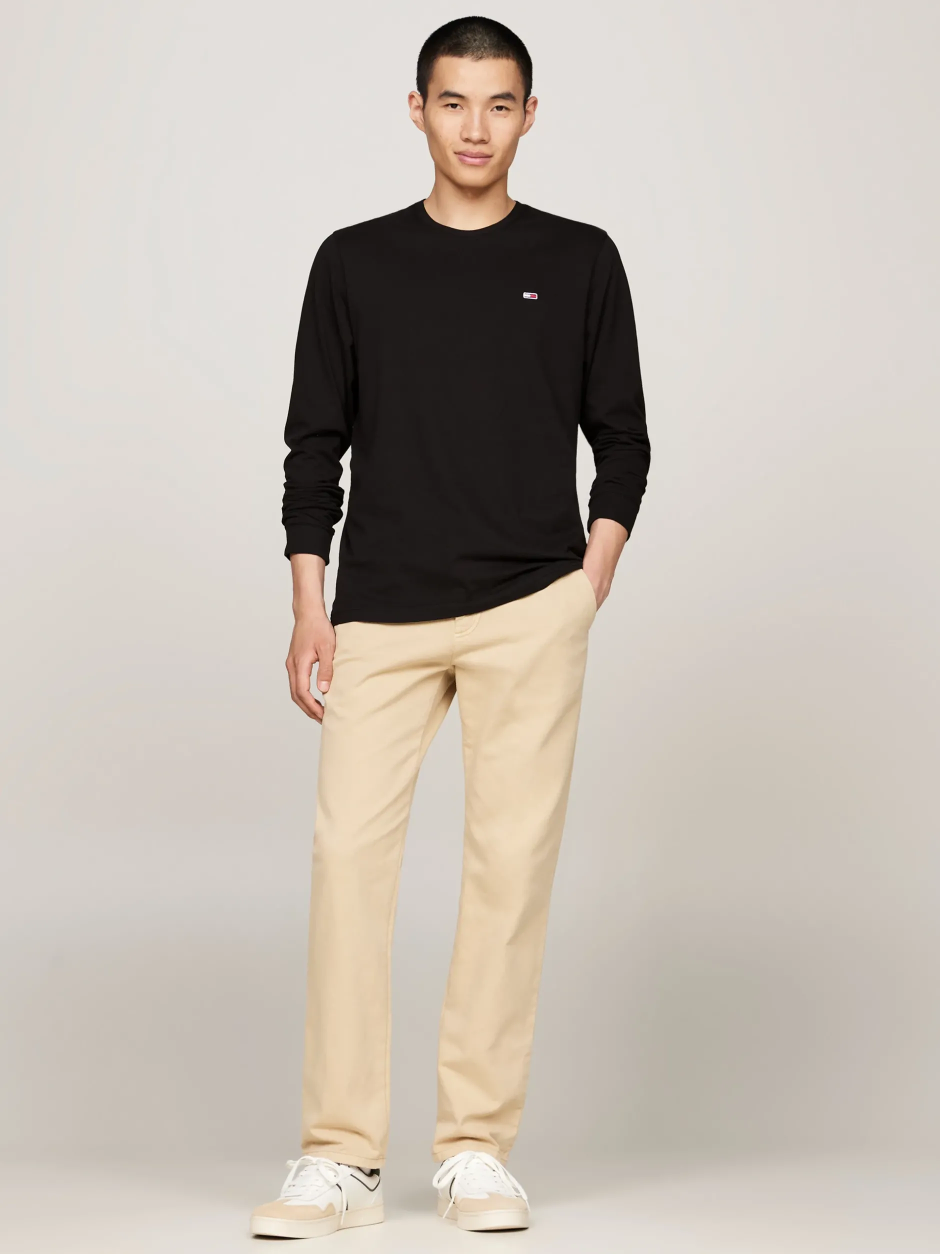 T-Shirty*Tommy Hilfiger Zestaw 2 Longsleeve’ów Z Logo BLACK / DARK NIGHT NAVY