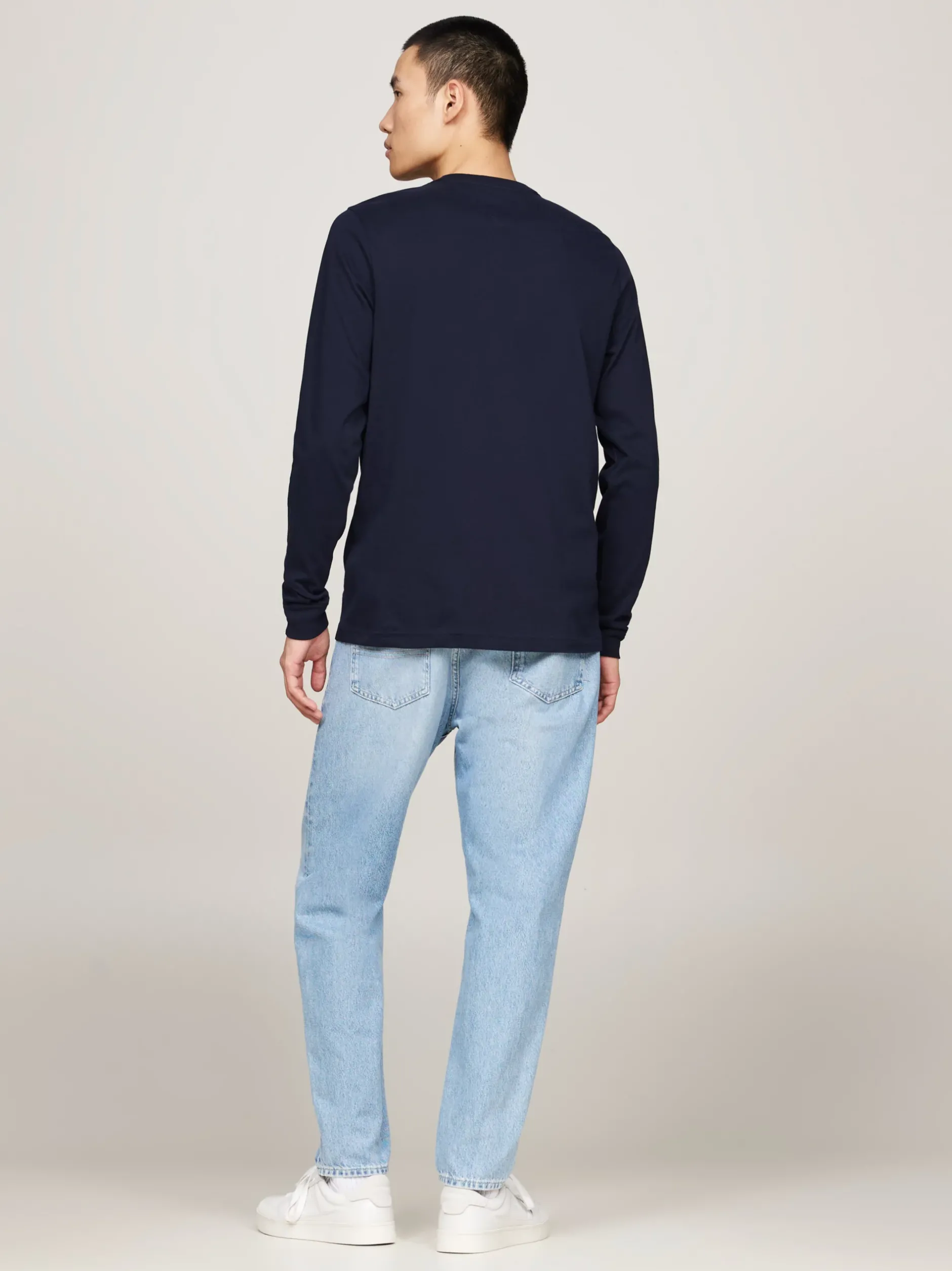 T-Shirty*Tommy Hilfiger Zestaw 2 Longsleeve’ów Z Logo DARK NIGHT NAVY / WHITE