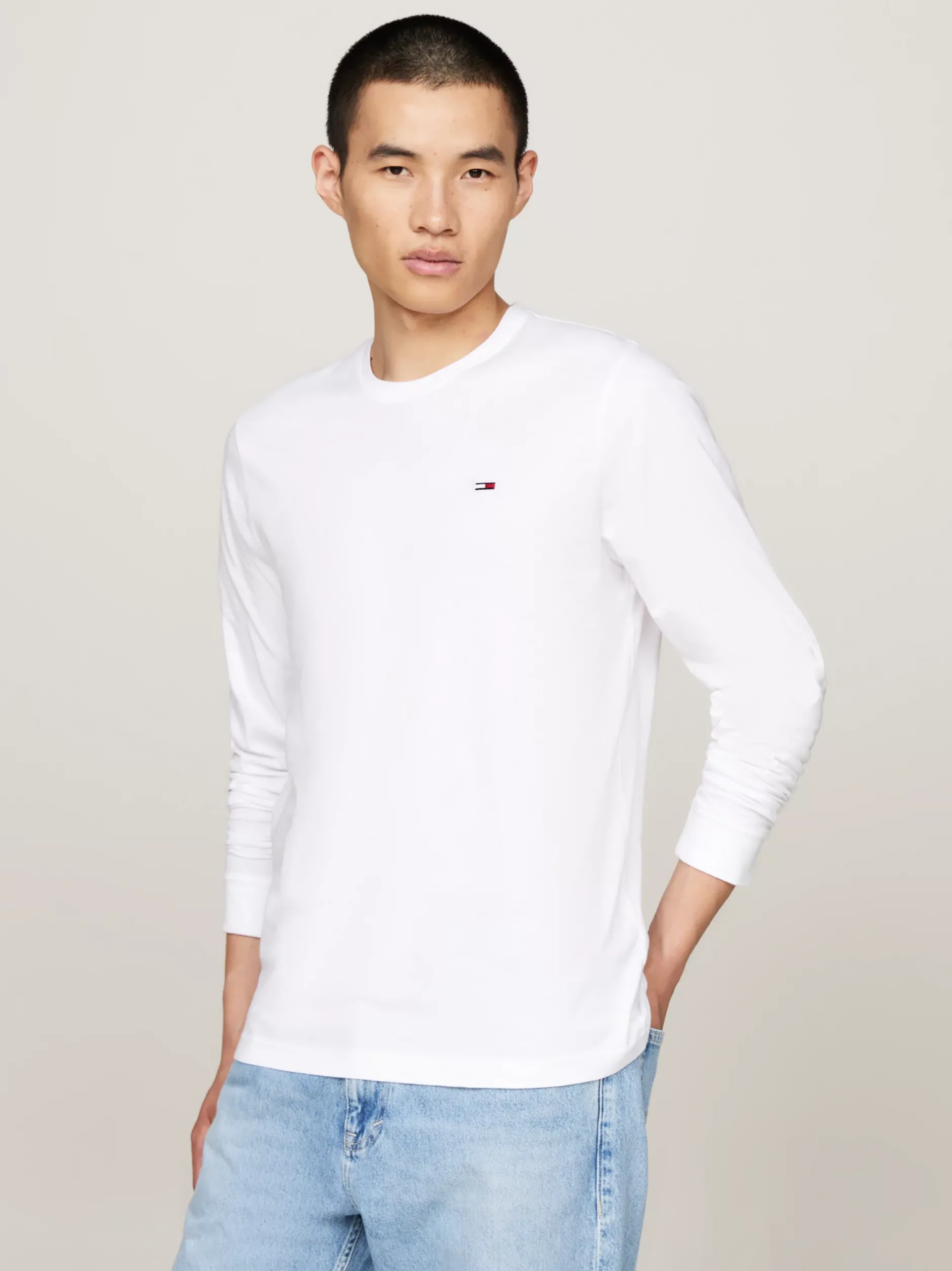T-Shirty*Tommy Hilfiger Zestaw 2 Longsleeve’ów Z Logo DARK NIGHT NAVY / WHITE