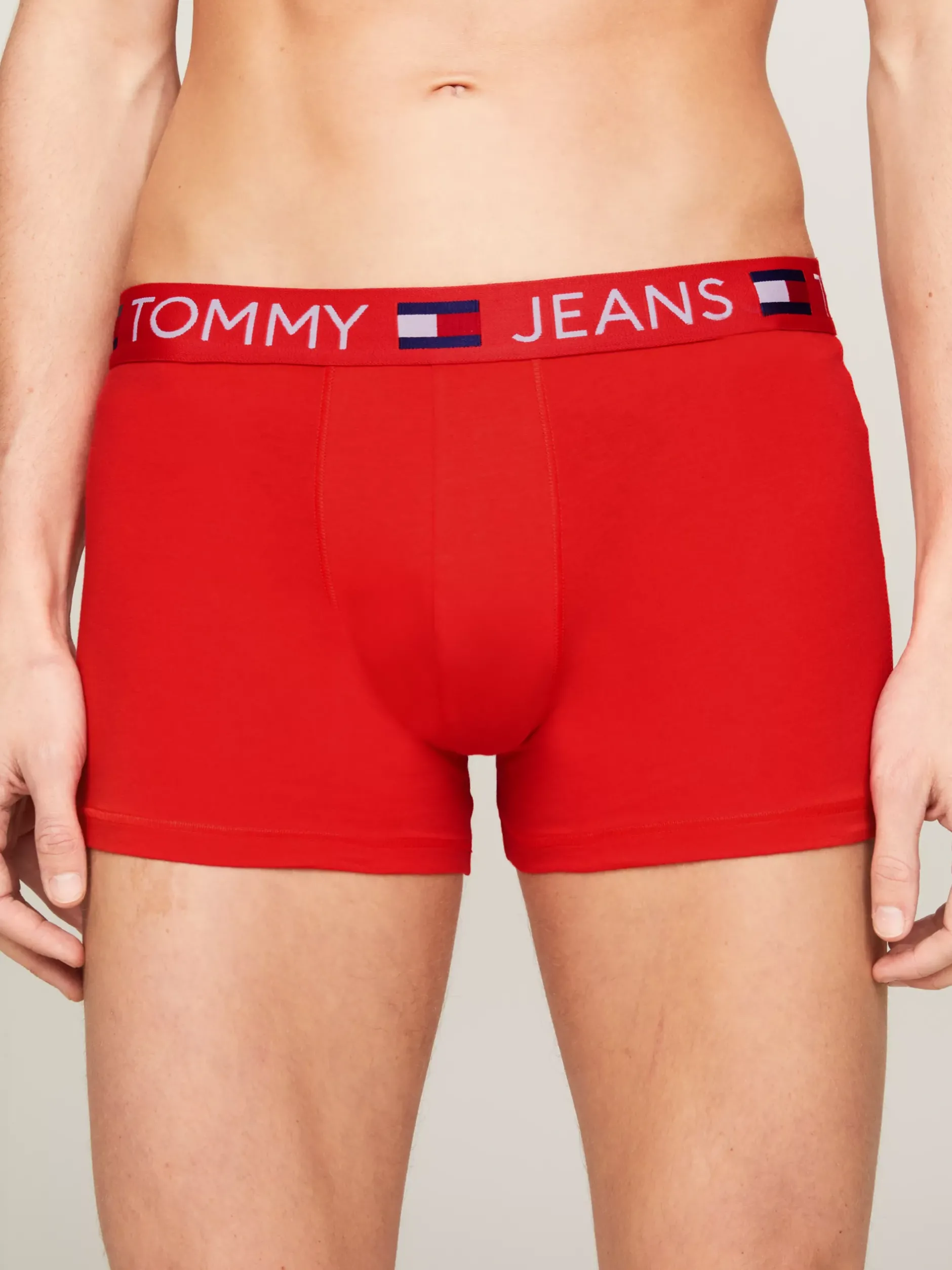Kąpielówki|Multipacks*Tommy Hilfiger Zestaw 3 Par Bokserek Essential Z Flagą HOT HEAT/WHTE/DRK NGH NVY