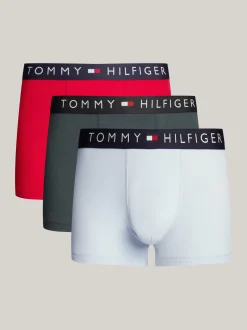 Kąpielówki|Bielizna*Tommy Hilfiger Zestaw 3 Par Bokserek TH Original Z Logo BREEZY BLUE/PRI RED/MIL DENIM