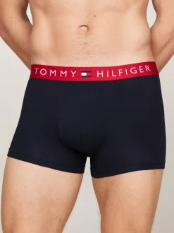 Kąpielówki|Bielizna*Tommy Hilfiger Zestaw 3 Par Bokserek TH Original Z Logo BREEZY BLUE/PRI RED/MIL DENIM