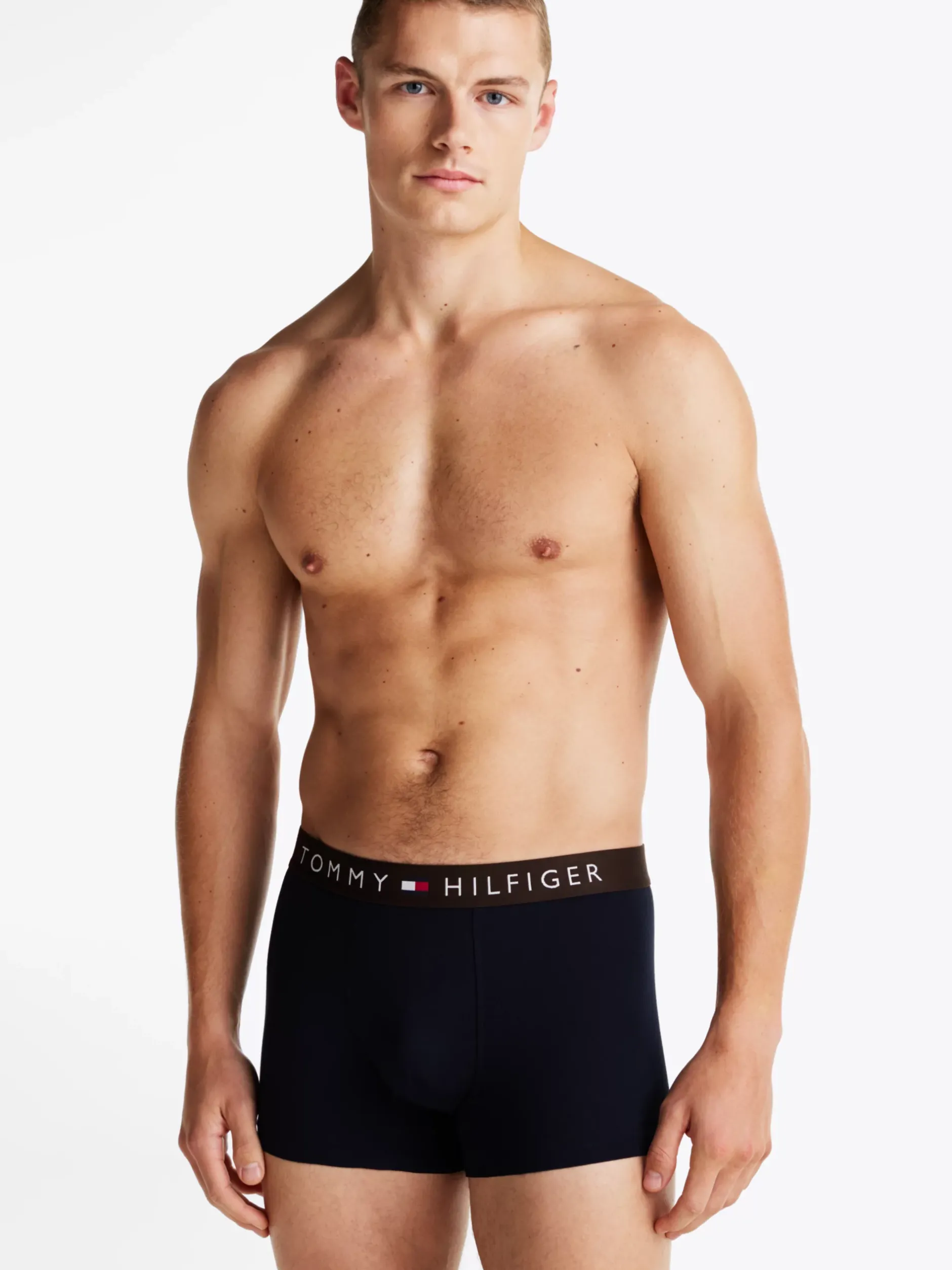 Kąpielówki|Bielizna*Tommy Hilfiger Zestaw 3 Par Bokserek TH Original Z Logo DARK COFFEE/LINCOLN BLUE/DES SKY