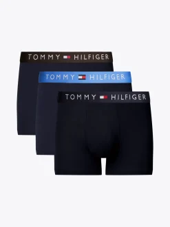 Kąpielówki|Bielizna*Tommy Hilfiger Zestaw 3 Par Bokserek TH Original Z Logo DARK COFFEE/LINCOLN BLUE/DES SKY