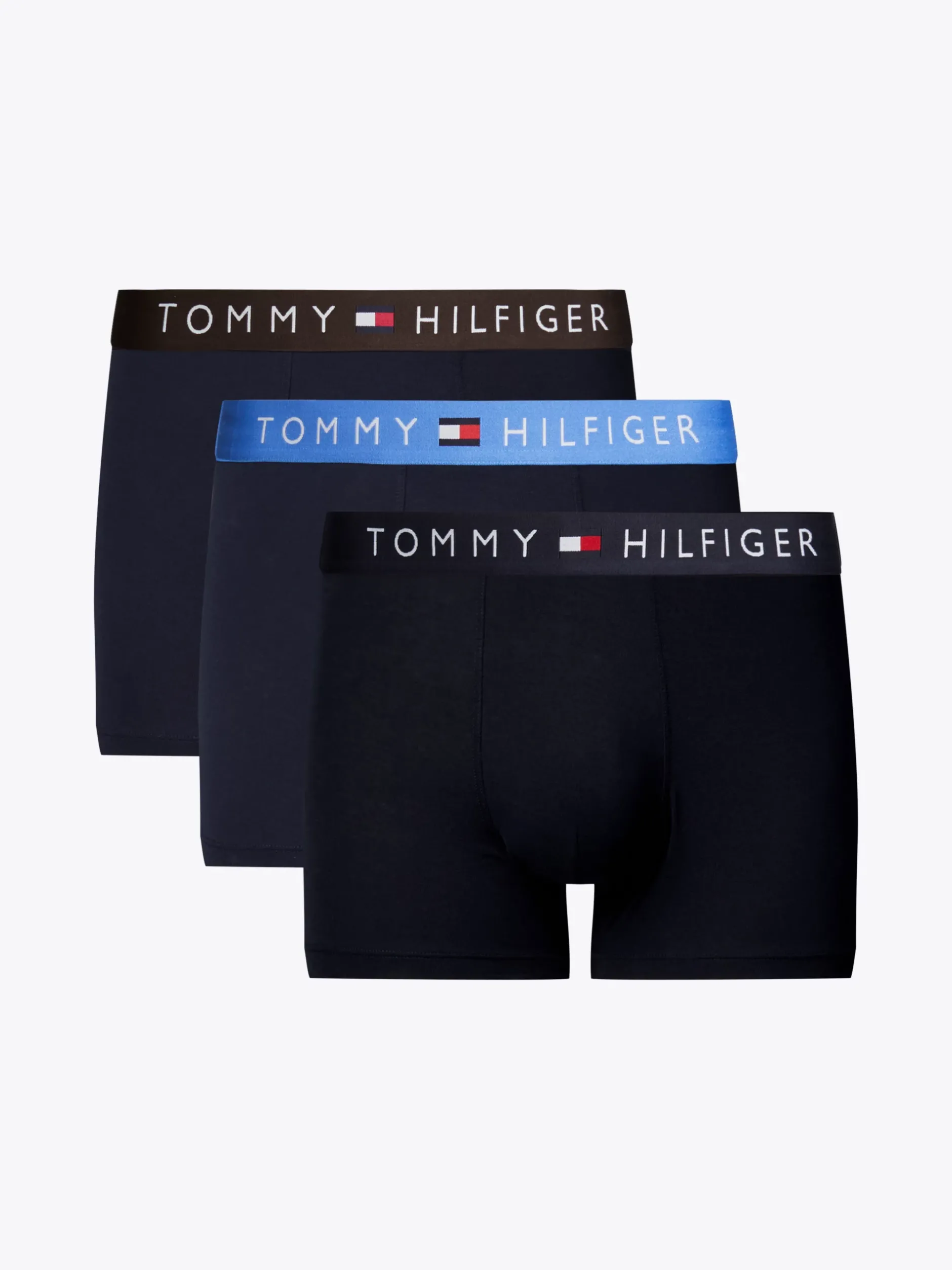 Kąpielówki|Bielizna*Tommy Hilfiger Zestaw 3 Par Bokserek TH Original Z Logo DARK COFFEE/LINCOLN BLUE/DES SKY