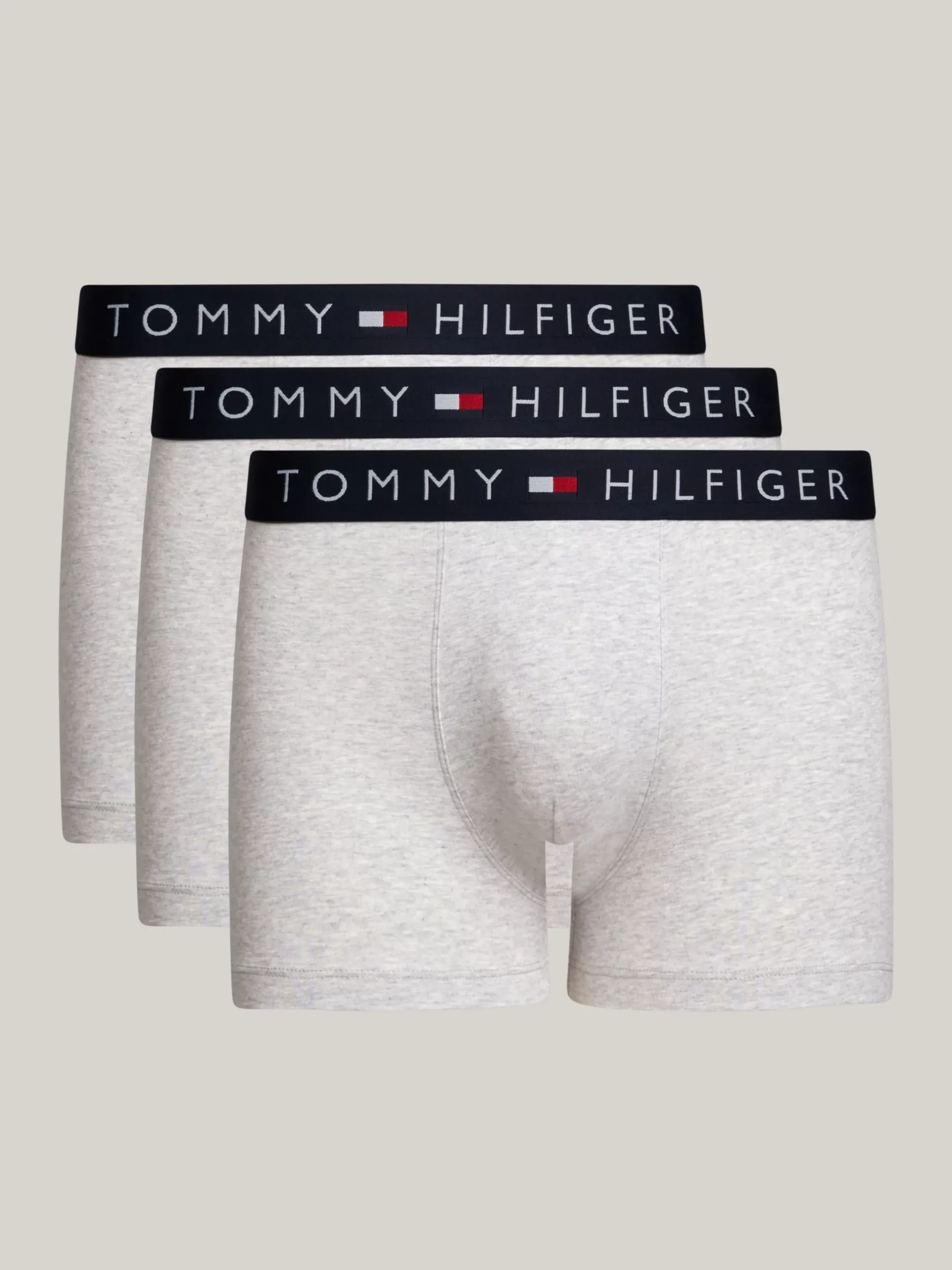 Kąpielówki|Bielizna*Tommy Hilfiger Zestaw 3 Par Bokserek TH Original Z Logo GREY HTR/GREY HTR/GREY HTR
