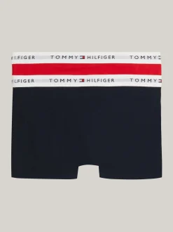 Underwear & Socks*Tommy Hilfiger Zestaw 2 Par Bokserek TH Signature DESERT SKY / PRIMARY RED