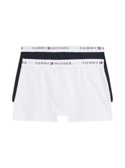 Underwear & Socks*Tommy Hilfiger Zestaw 2 Par Bokserek TH Signature WHITE/ DESERT SKY