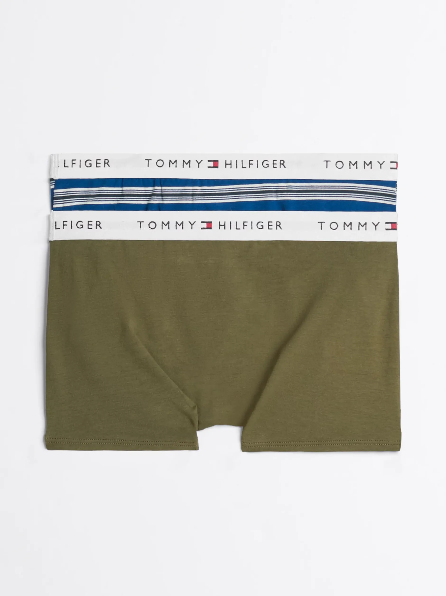 Underwear & Socks*Tommy Hilfiger Zestaw 2 Par Bokserek TH Signature MULTI STRIPES DEEP INDIGO/OLIVE
