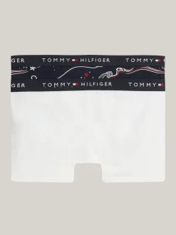 Underwear & Socks*Tommy Hilfiger Zestaw 2 Par Bokserek TH Signature ROPE WAVE AOP/WHITE