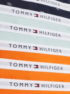 Underwear & Socks*Tommy Hilfiger Zestaw 7 Par Bokserek TH Signature DES SKY OUTLINE FLAG/MINTY/ORANGE