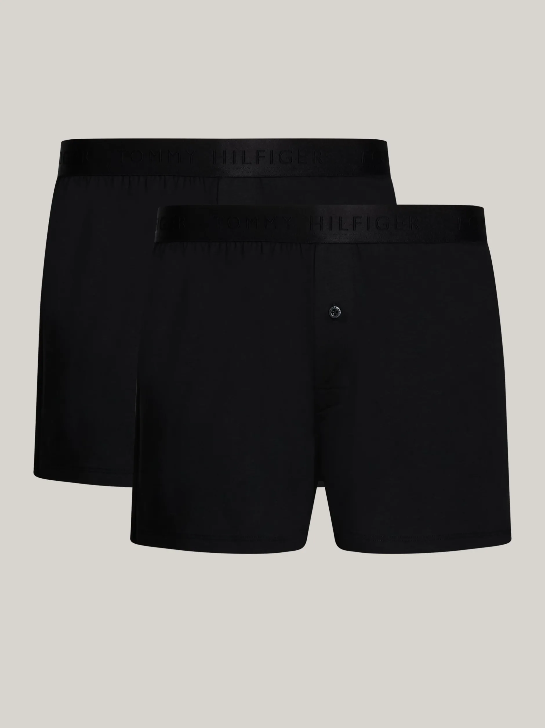 Bielizna*Tommy Hilfiger Zestaw 2 Par Bokserek Z Dżerseju BLACK / BLACK