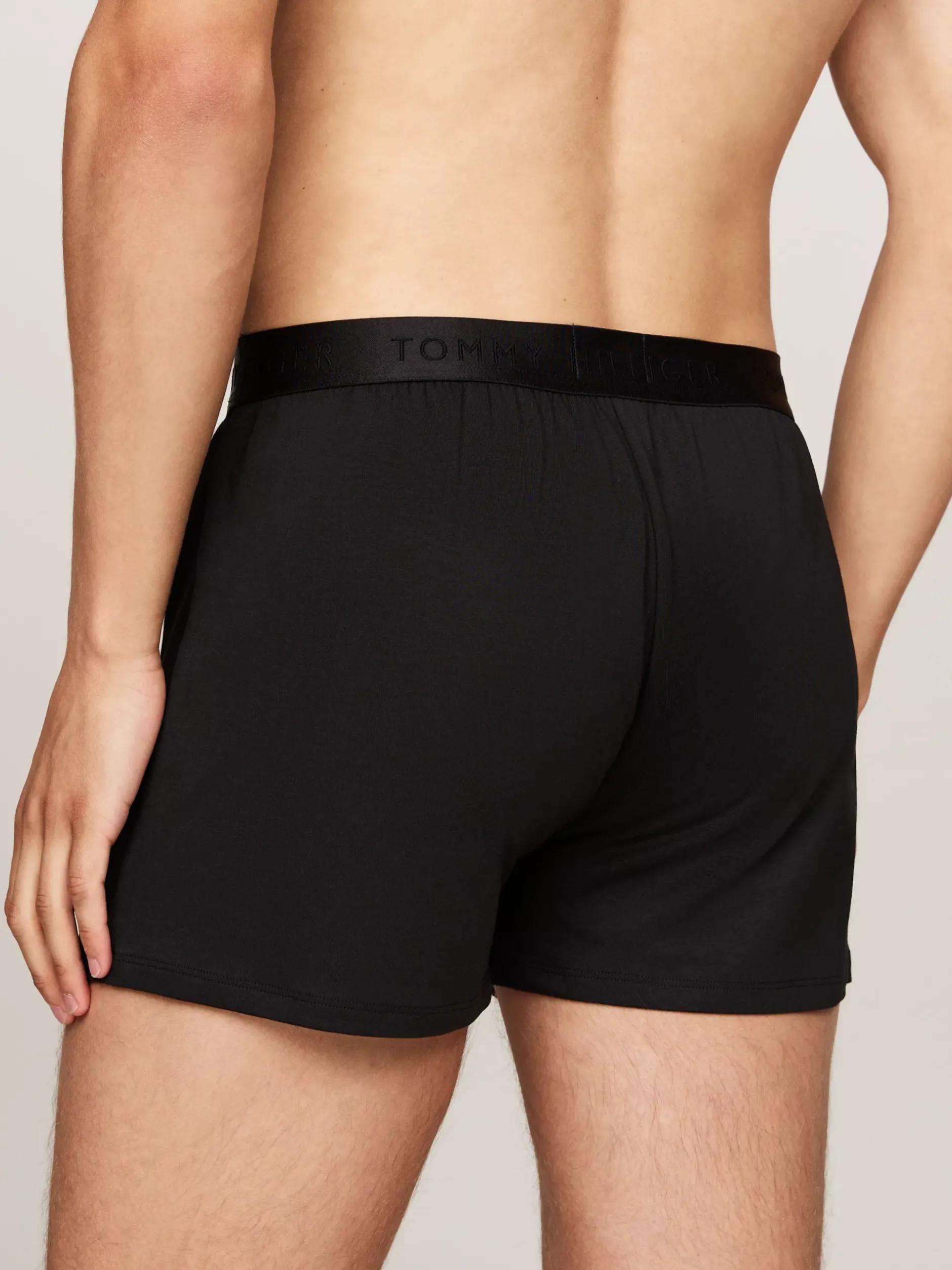 Bielizna*Tommy Hilfiger Zestaw 2 Par Bokserek Z Dżerseju BLACK / BLACK