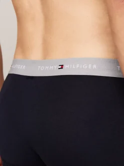 Kąpielówki|Bielizna*Tommy Hilfiger Zestaw 5 Par Bokserek Z Kontrastowym Paskiem DES SKY/ANTIQUE SILVER/WHITE