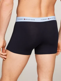 Kąpielówki|Multipacks*Tommy Hilfiger Zestaw 5 Par Bokserek Z Kontrastowym Paskiem RED/WELL WATER/WHITE/HUNTER/DES SKY