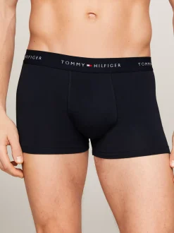 Kąpielówki|Multipacks*Tommy Hilfiger Zestaw 5 Par Bokserek Z Kontrastowym Paskiem RED/WELL WATER/WHITE/HUNTER/DES SKY