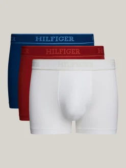 Kąpielówki|Bielizna*Tommy Hilfiger Zestaw 3 Par Bokserek Z Logo Hilfiger Monotype DARK MAGMA/WHITE/DEEP INDIGO