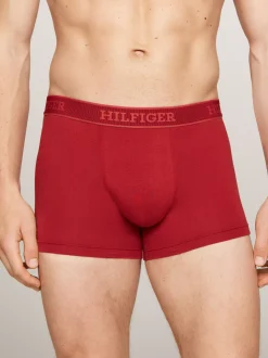 Kąpielówki|Bielizna*Tommy Hilfiger Zestaw 3 Par Bokserek Z Logo Hilfiger Monotype DARK MAGMA/WHITE/DEEP INDIGO