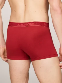Kąpielówki|Bielizna*Tommy Hilfiger Zestaw 3 Par Bokserek Z Logo Hilfiger Monotype DARK MAGMA/WHITE/DEEP INDIGO