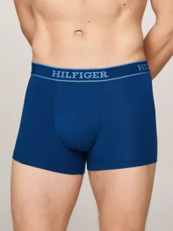 Kąpielówki|Bielizna*Tommy Hilfiger Zestaw 3 Par Bokserek Z Logo Hilfiger Monotype DARK MAGMA/WHITE/DEEP INDIGO