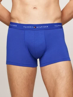 Kąpielówki|Bielizna*Tommy Hilfiger Zestaw 3 Par Bokserek Z Logo Na Pasku BRIGHT BLUE/BLACK/DEEP CRIMSON