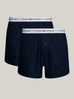 Bielizna*Tommy Hilfiger Zestaw 2 Par Bokserek Z Motywem Logo DESERT SKY/ DESERT SKY