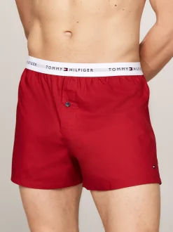 Bielizna*Tommy Hilfiger Zestaw 2 Par Bokserek Z Motywem Logo DARK MAGMA/MILITARY DENIM