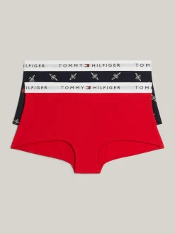 Bielizna & Skarpetki*Tommy Hilfiger Zestaw 2 Par Bokserek Z Nadrukiem ROPE STAR AOP/PRIM RED