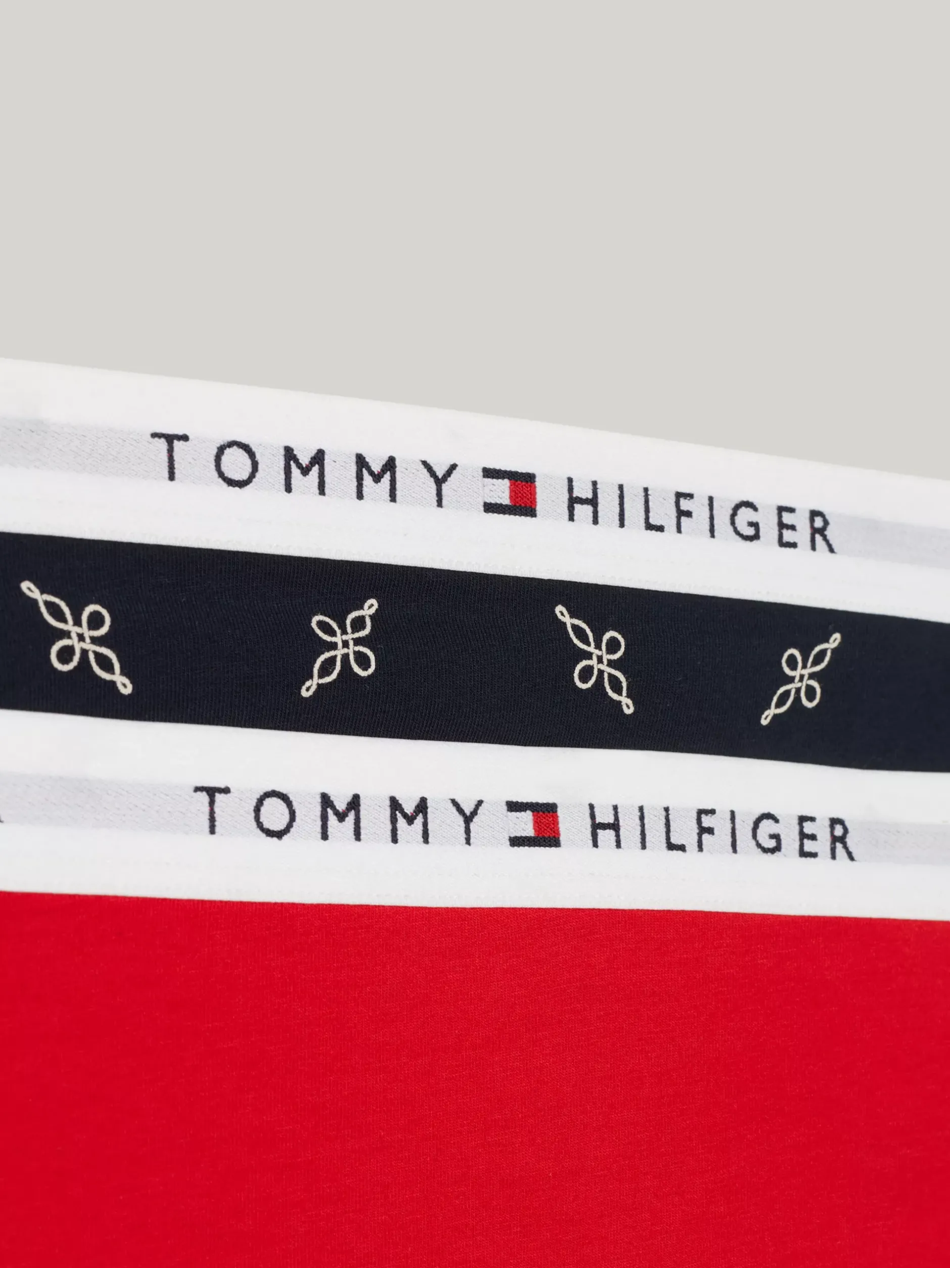 Bielizna & Skarpetki*Tommy Hilfiger Zestaw 2 Par Bokserek Z Nadrukiem ROPE STAR AOP/PRIM RED