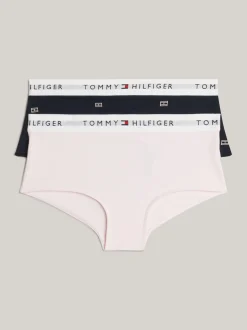 Bielizna & Skarpetki*Tommy Hilfiger Zestaw 2 Par Fig Typu Hipster Z Nadrukiem DES SKY OUTLINE FLAG AOP/LIGHT PINK