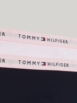 Bielizna & Skarpetki*Tommy Hilfiger Zestaw 2 Par Fig Typu Hipster Z Nadrukiem MONOTYPE ITHACA STP/DESERT SKY