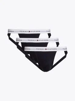 Bielizna*Tommy Hilfiger Zestaw 3 Par Jockstrapów Z Motywem Logo DESERT SKY/DESERT SKY/DESERT SKY