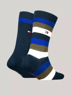 Bielizna & Skarpetki|Underwear & Socks*Tommy Hilfiger Zestaw 2 Par Klasycznych Skarpetek OLIVE / BLUE