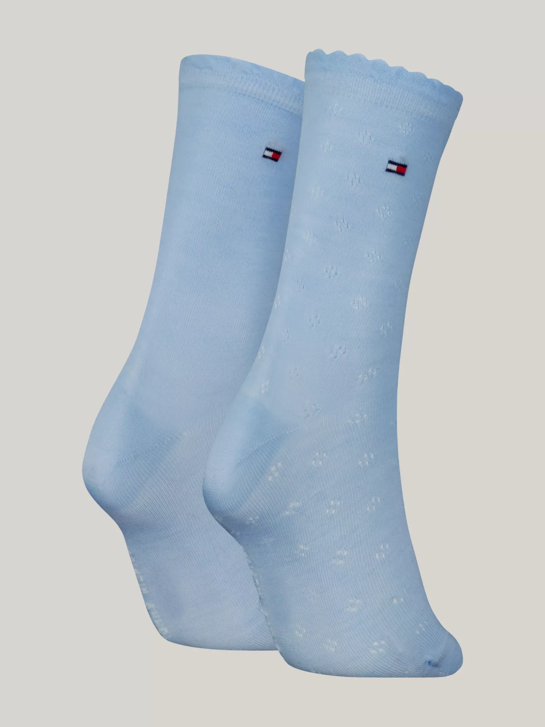 Skarpetki & Rajstopy*Tommy Hilfiger Zestaw 2 Par Lekkich Skarpet Dzianinowych LIGHT BLUE